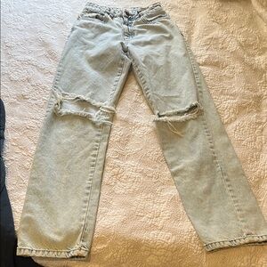 Cotton On Blue Straight Leg Denim Jeans